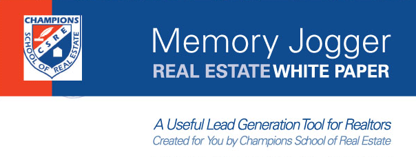 Free Whitepaper: Champions School of Real Estate’s Memory Jogger
